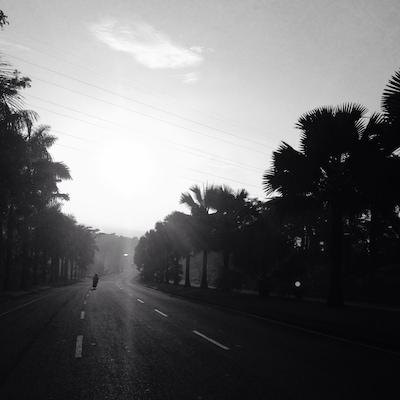 Road to sunset