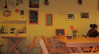 The cutest little breakfast place in all of Buenos Aires! The cafe is almost entirely painted in pink, complete with pink chairs out on the sidewalk. Very good and affordable breakfast. Must stop by and check it out. 