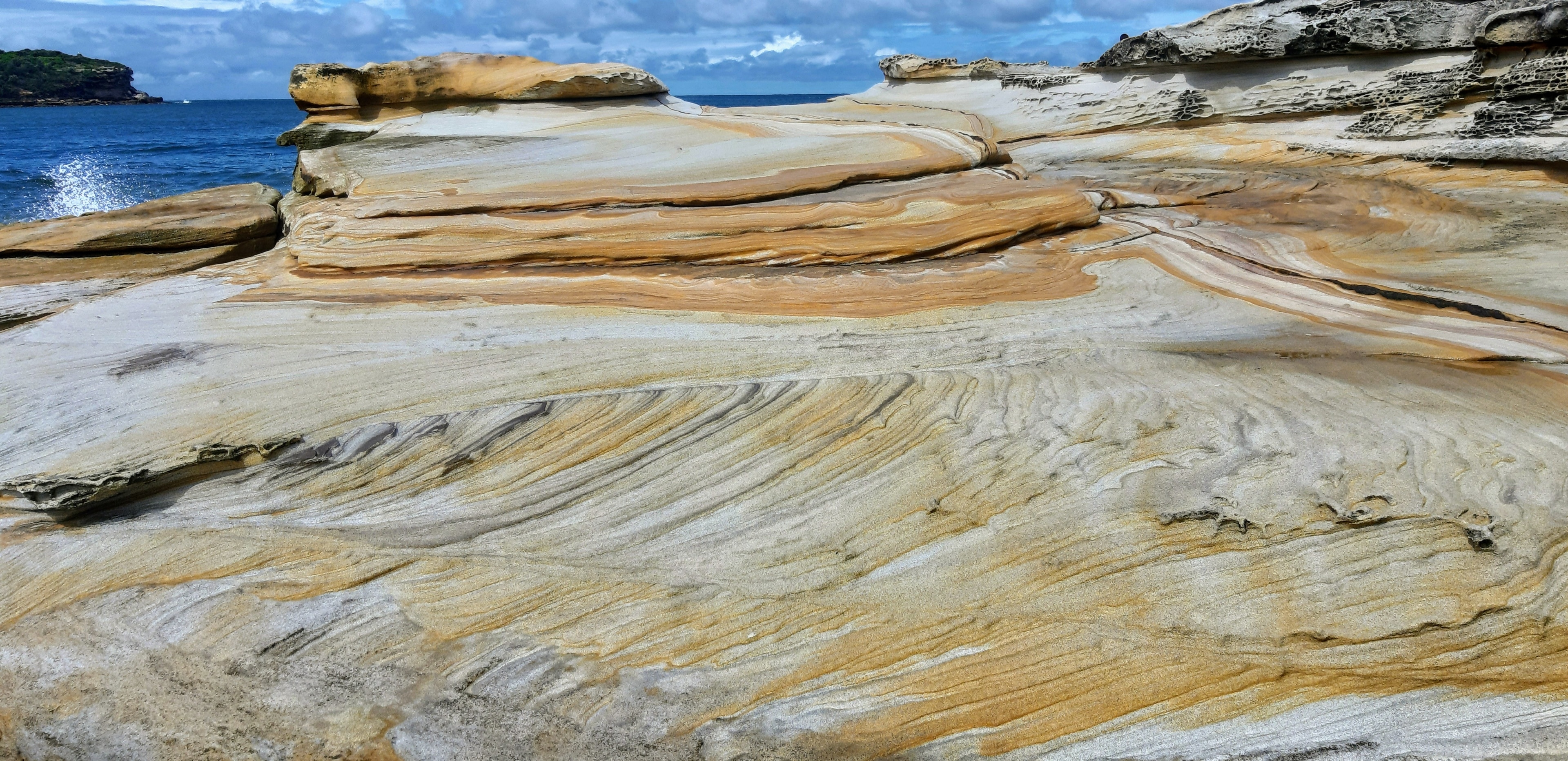 The sandstone in this area is amazing. Most of Sydney's base is sandstone and clay. The colours that come out are stunning. This area is also where James Cook set up for a British Colony  in 1770 in Botany Bay (Same area as this photo). Only a short bus ride or drive from the city center of Sydney. #nature
