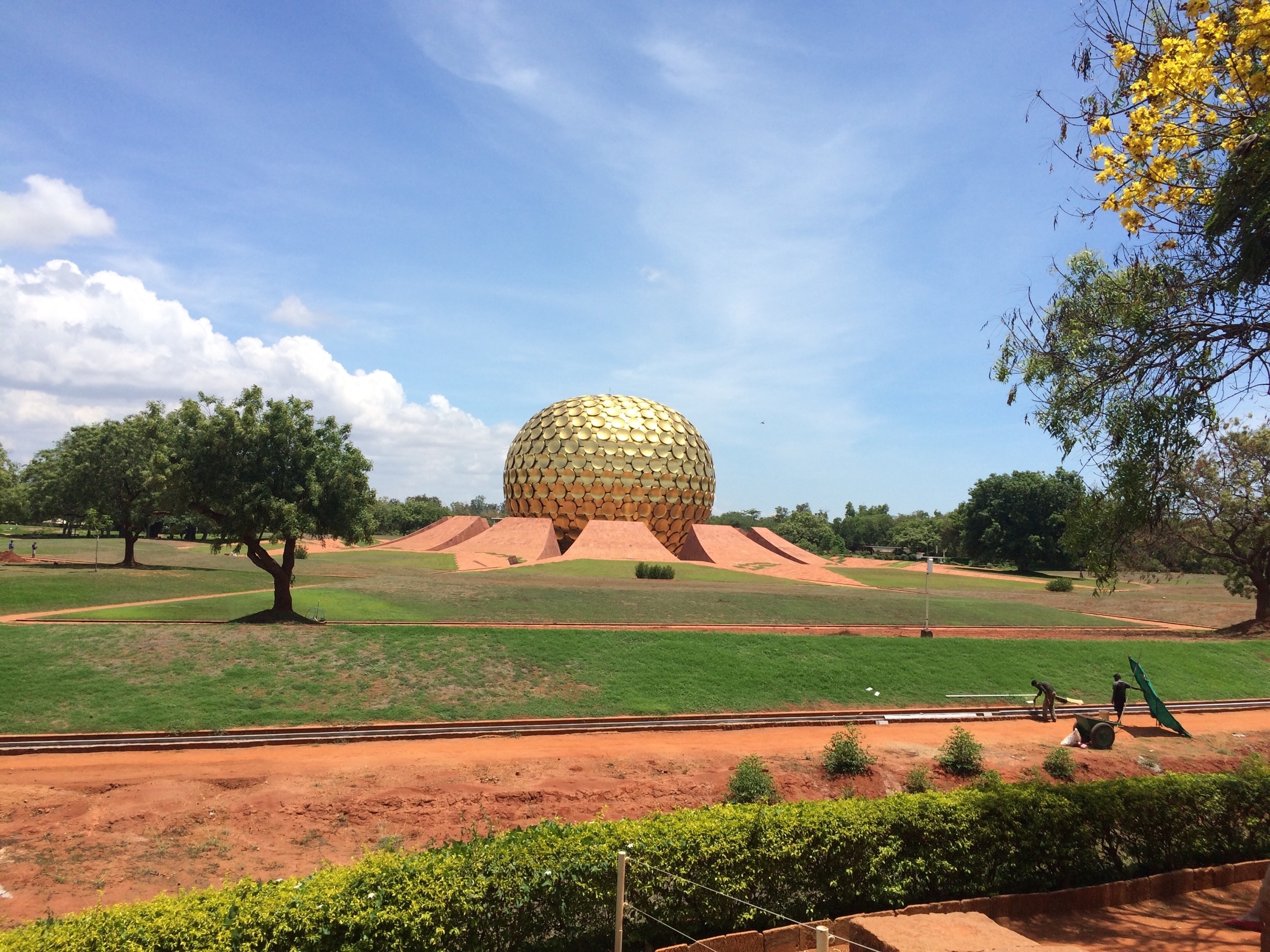 With mankind as the only religion, this Matrimandir in Auroville is a symbol of global peace and brotherhood! 