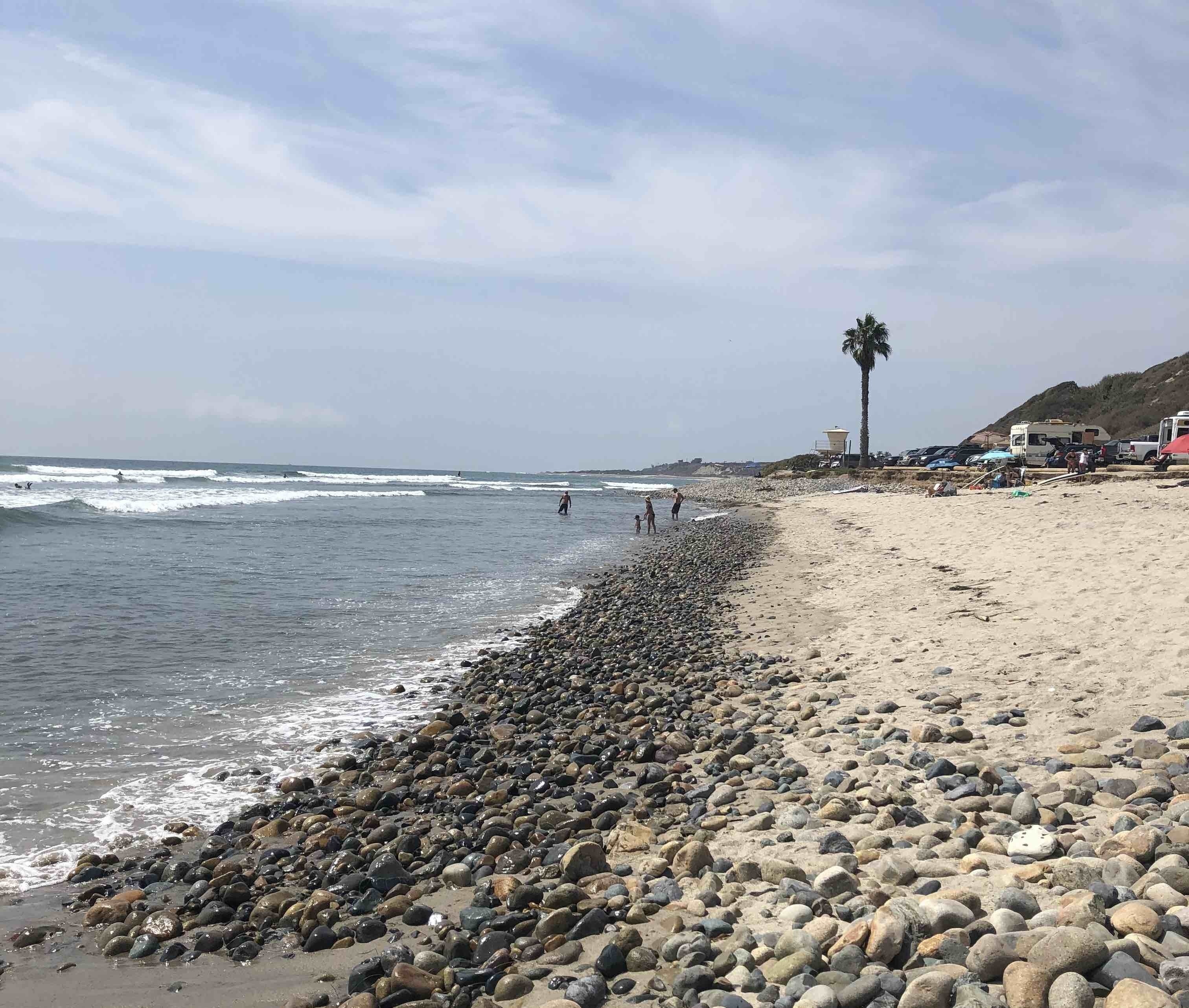 California beach dayz - a little rocky, but warm sand and surfing. Gotta love it 
August 2018