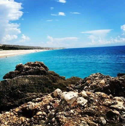 Palasë, a wonderful beach in the South Albania. #Blue