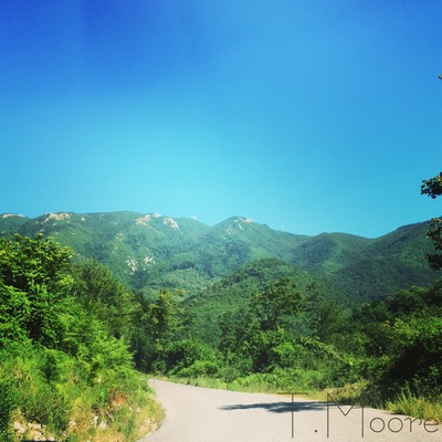 Chasing waterfalls through the lush green regional parks on a hike through the mountains