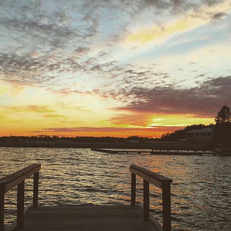 #Mississippi #sunset on the water