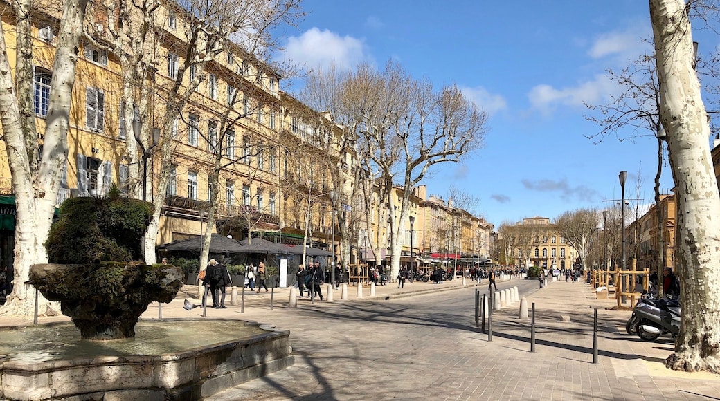 Cours Mirabeau, Aix-en-Provence, Bouches-du-Rhône (departement), Frankrijk