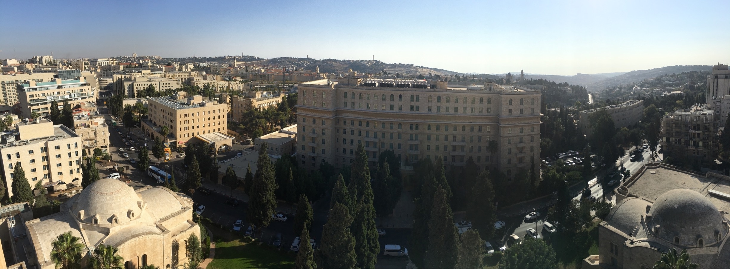 You can access the tower of the #ymca hotel in #Jerusalem. Enjoy the most beautiful view of the city. Unforgettable experience. Just tell the lobby you are hotel guest :) have fun!!!!