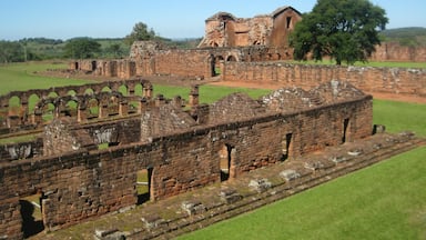 The Jesuit Ruins in Trinidad, Paraguay is the least visited UNESCO World Heritage site, in the world.

It is a beautiful place and what makes it more so is that it is very likely you will have the place to yourself.

The ruins are loacted near the city of Encarnacion and you can even visit, for the day, from the Argentinian city of Posadas.

Check out my blog post below:

http://endless-explorer.com/jesuit-mission-ruins-paraguay-one-least-visited-world-heritage-sites/