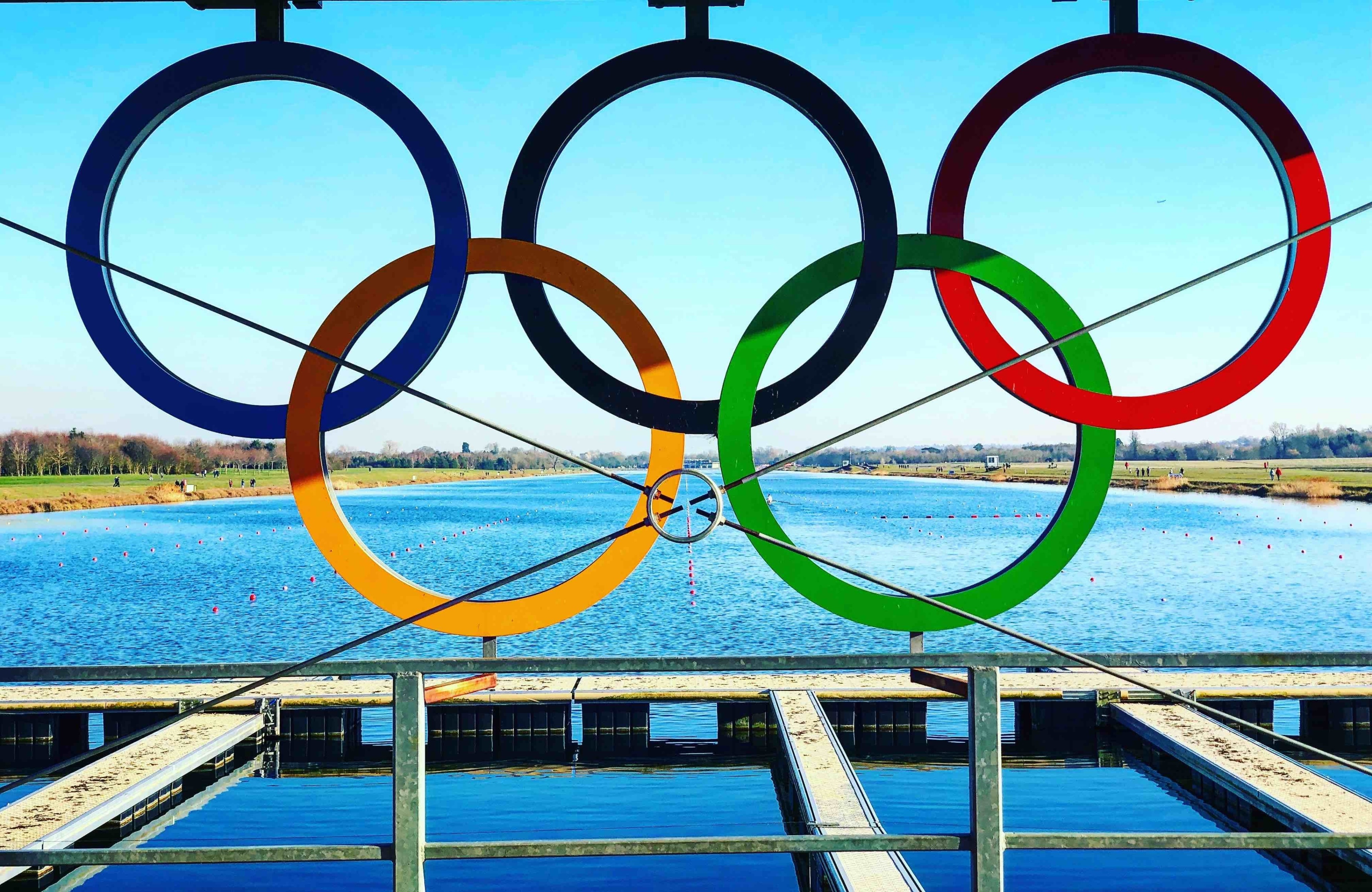 Enjoying the beautiful February sunshine at Eton Dorney rowing lake, remembering the amazing summer of 2012 and the Olympic takeover #olympics #london2012 🇬🇧