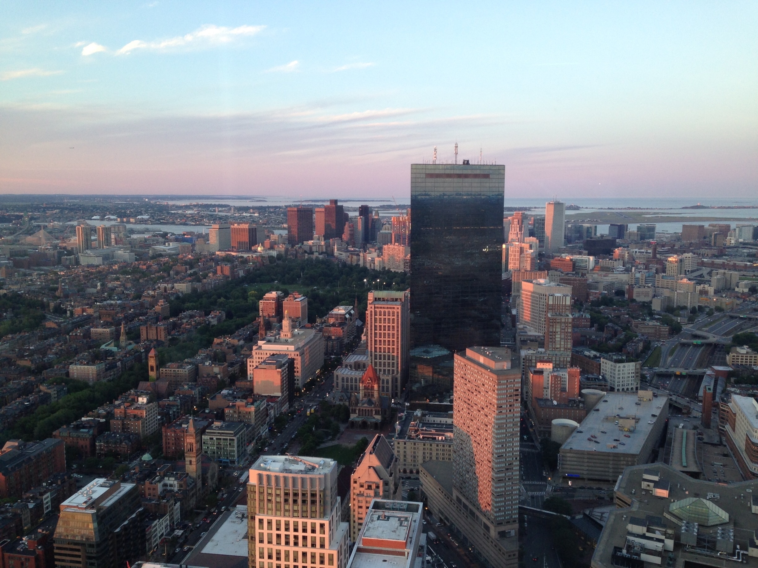 Skyline from Copley Place
#Sunsets #Boston