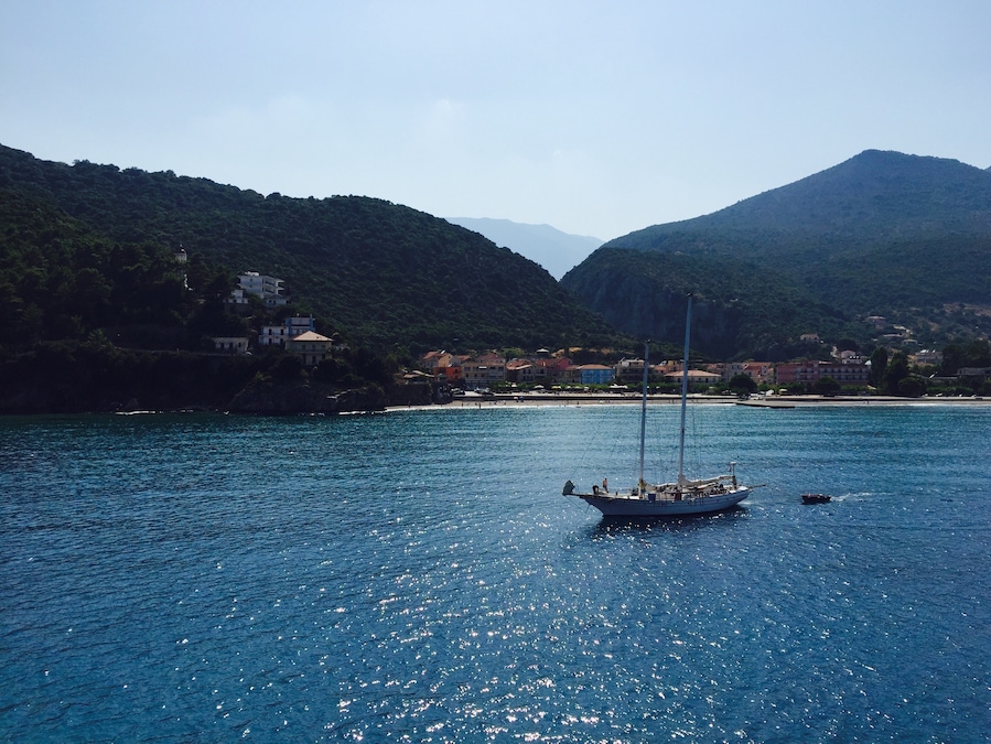Approaching the island