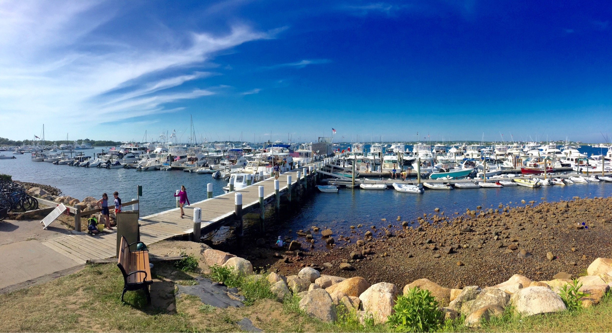 The best spot on Block Island, RI for a dining experience and the view. 
