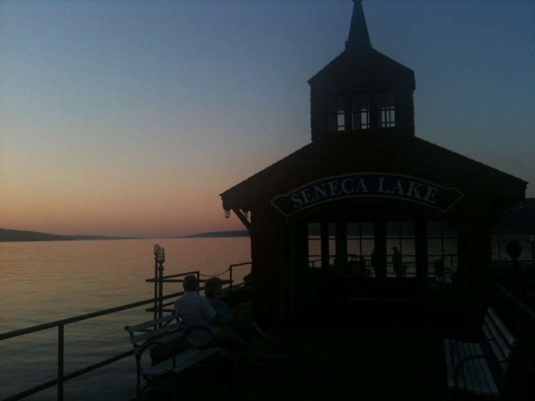 Great spot for dinner and an amazing view of the lake. 