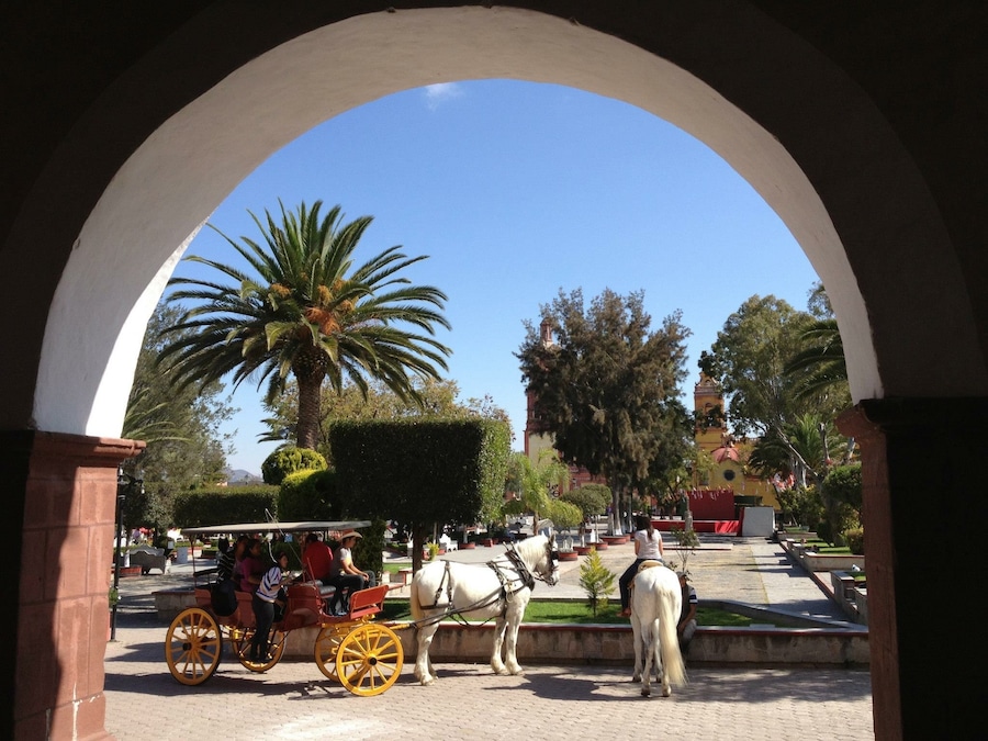 Small colonial town in the state of Querétaro, México