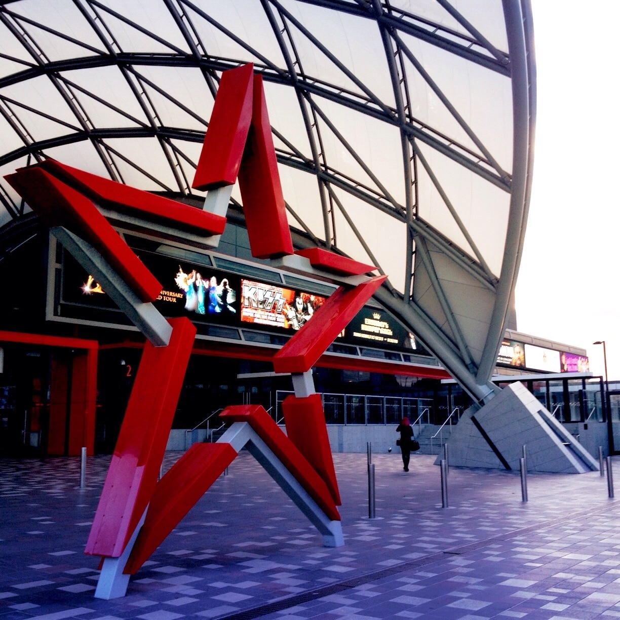 Adelaide Entertainment Centre, South Australia. 
Where concerts and events are held