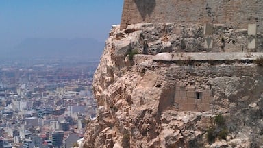 View of Alicante & part of the castle
