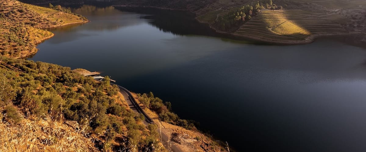 This shot was taken next to the Tua River Dam