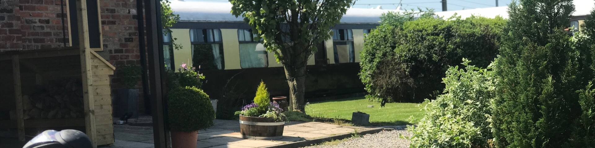 Sunday lunch well earned on our epic journey!