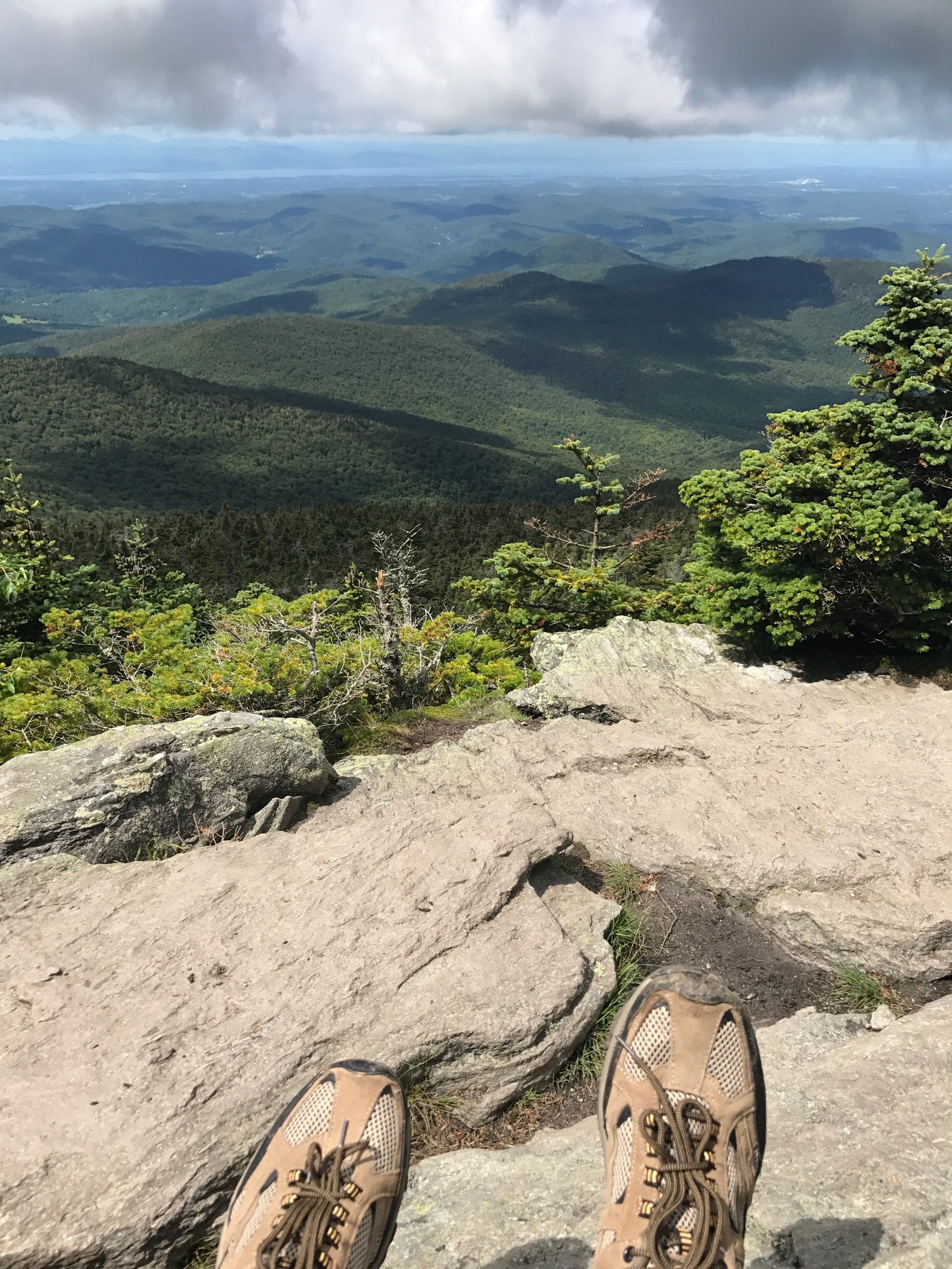 Gorgeous views from the peak of Camels Hump