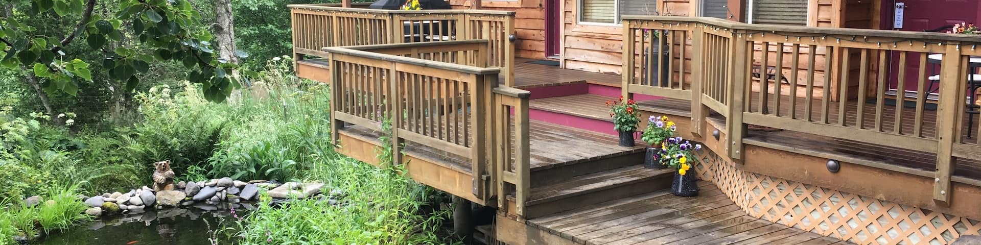 Bear Creek is one of the only wineries in Alaska, and is well known for their amazing wines made from native berries. There are two guest rooms available to book at the main property too.