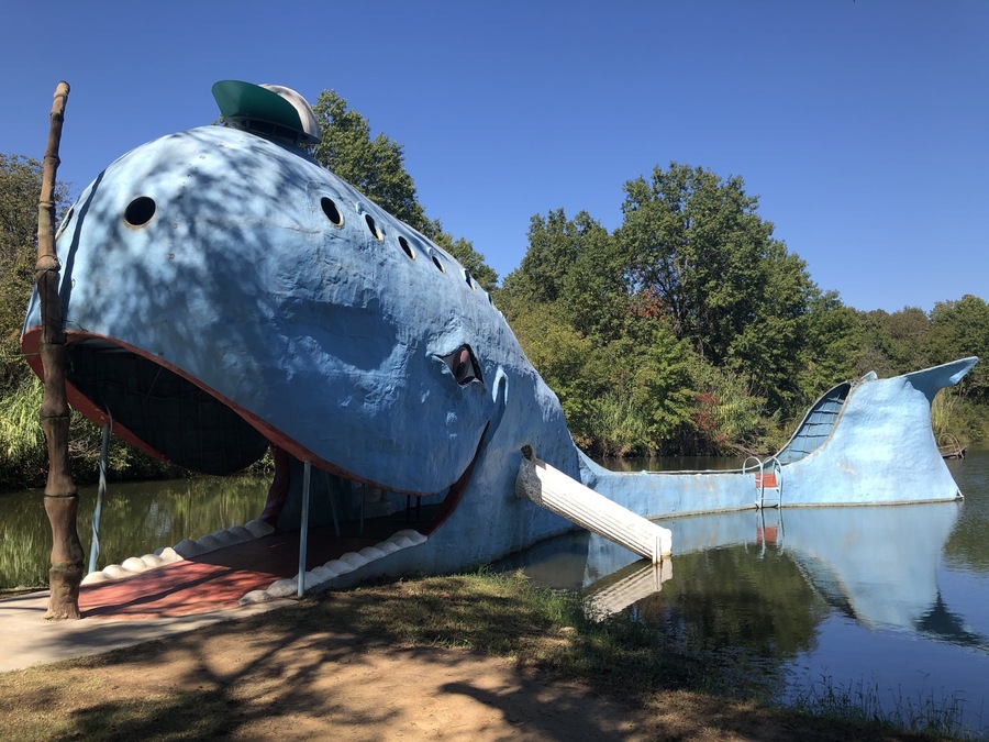 Blue whale Route 66
