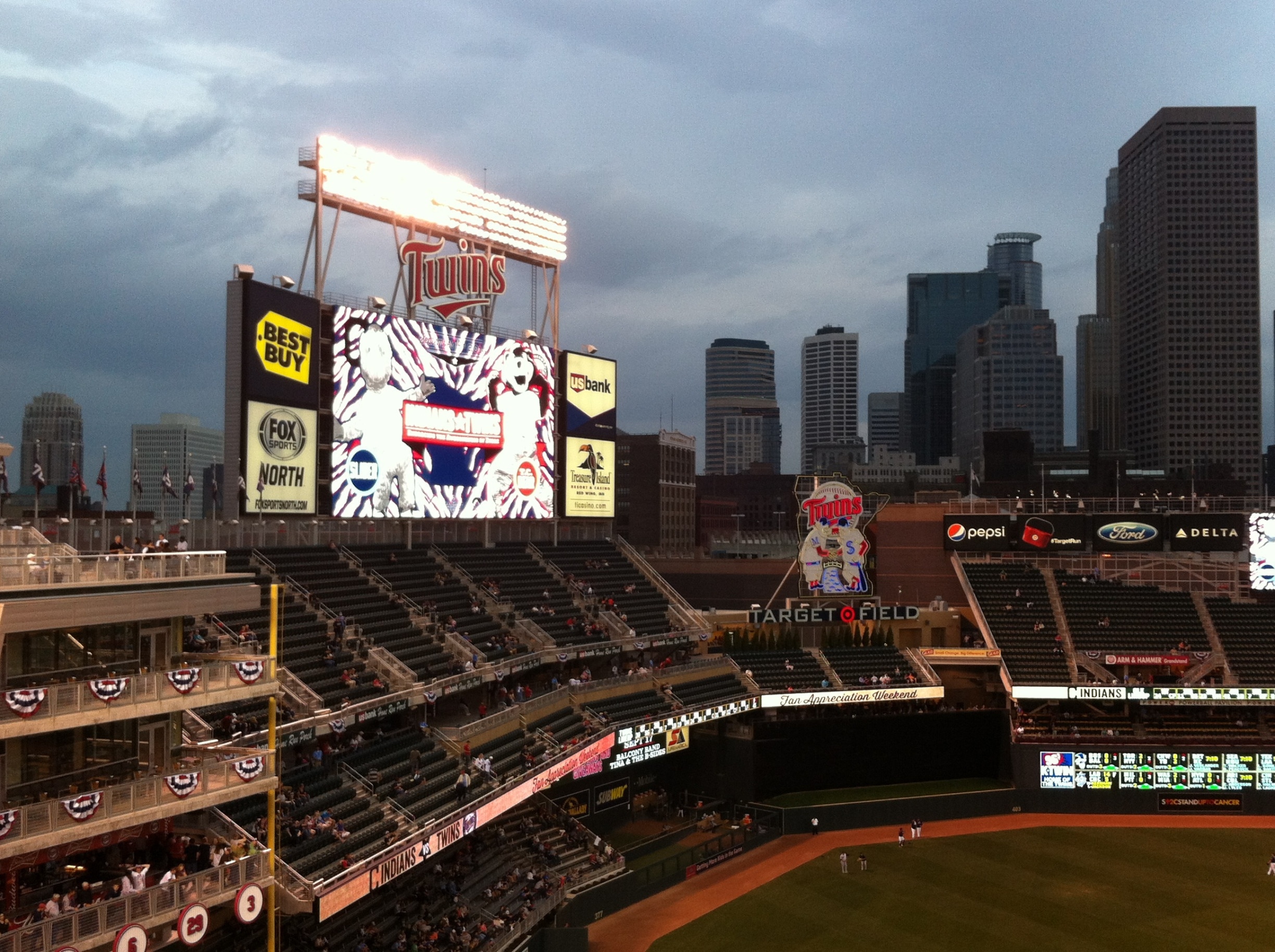 Touring Target Field 