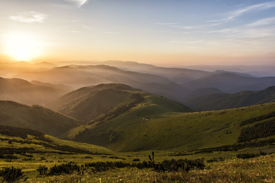 I woke up at 3am and then I hiked for 2 hours up the hill just to reach this place in time for the sunrise. There are three main Slovak mountain ranges in this one picture and therefore it is my picture worth of #trovember