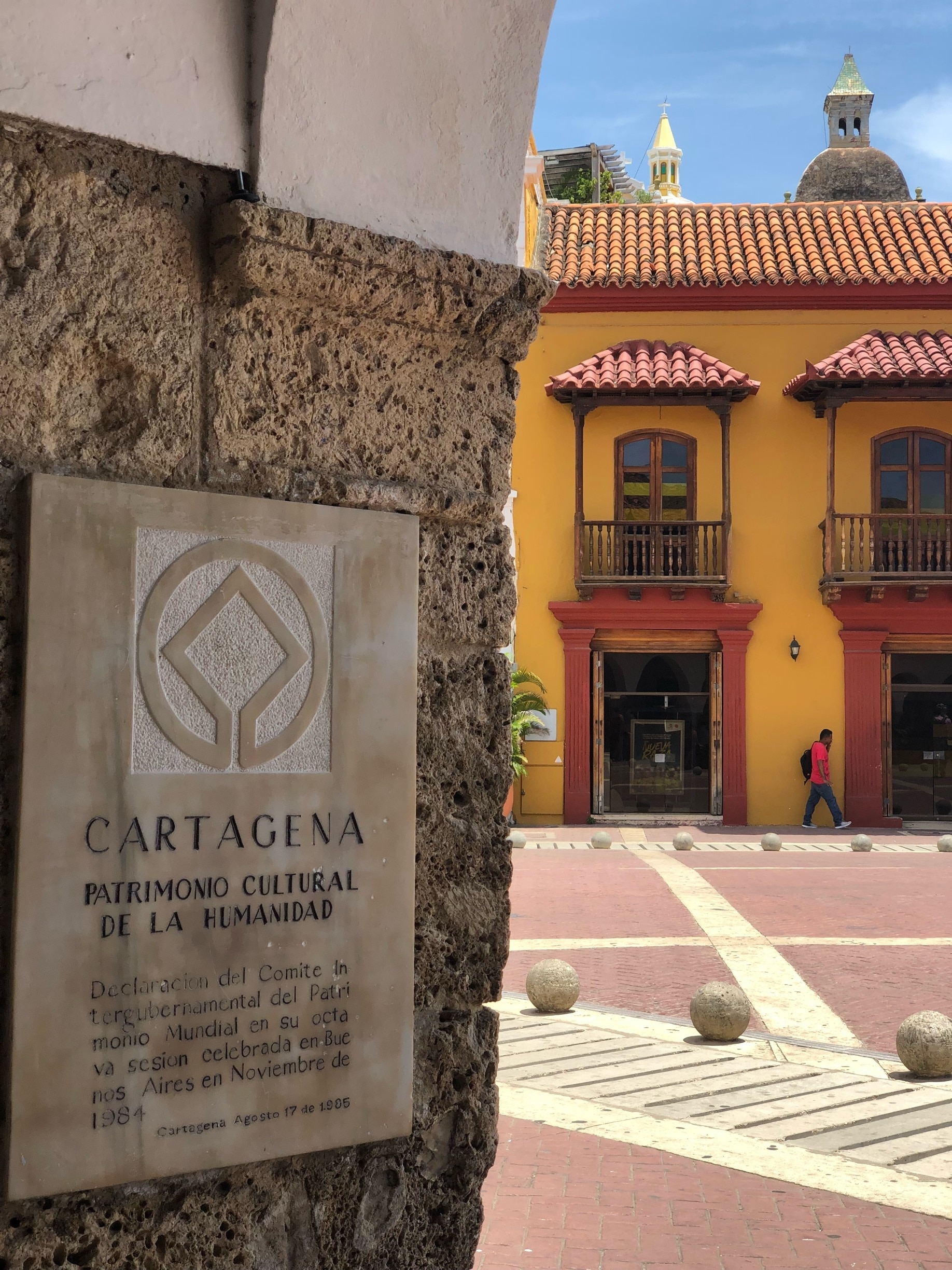 Cartagena was declared UNESCO site since 1984