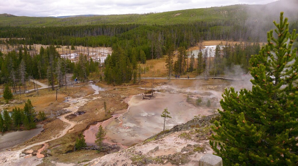 Artists Paintpots, Yellowstone National Park, Wyoming, United States of America