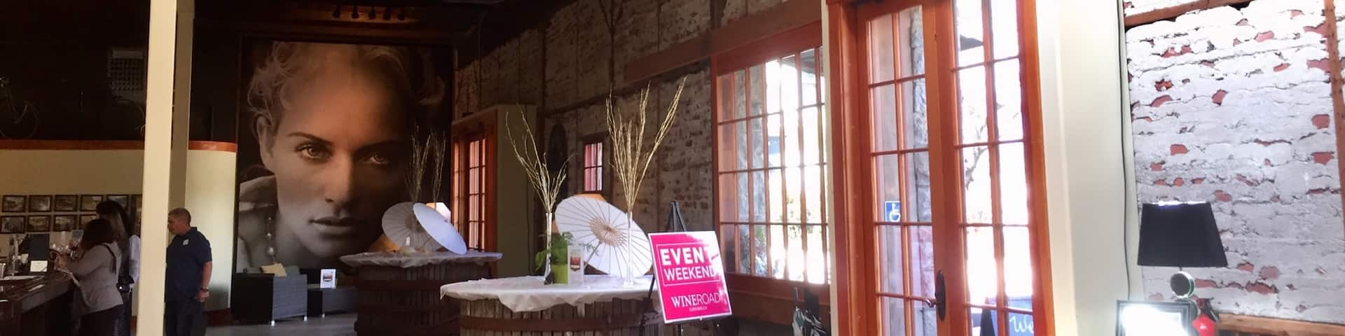 Beautiful tasting room located in an old General
Store dating to 1869.