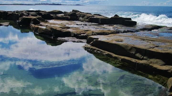 The Blue Pool in Angourie, NSW Australia #beach