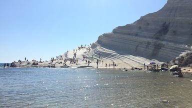 Scala dei turchi named
Like this due to the pirates that used it as stairs to ransack the neighbouring villages! Its a unique place that is worth a visit!