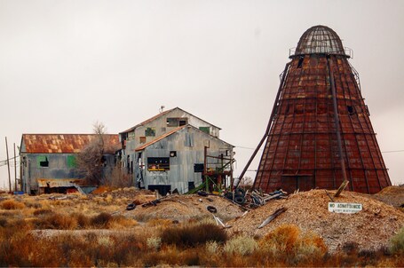 #abandoned mill in NM cool silo