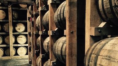 Love the barrels of Jack Daniels distillery in Lynchburg VA