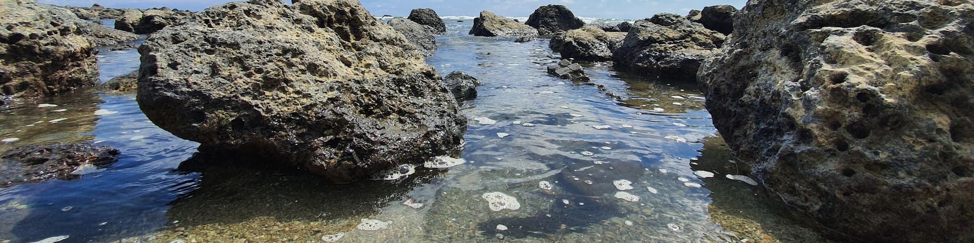 This stones in the sea are located in Nicoya Peninsula, Costa Rica, this area is one of the five Blue Zones of the world, where people use to live over 100 years. #LifeAtExpediaGroup