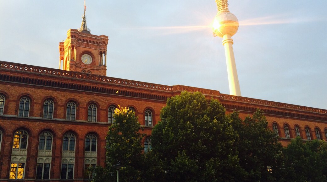 Rotes Rathaus (rådhus), Berlin, Tyskland
