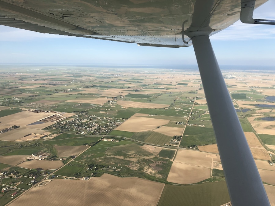 Another beautiful evening looking out towards eastern Colorado.