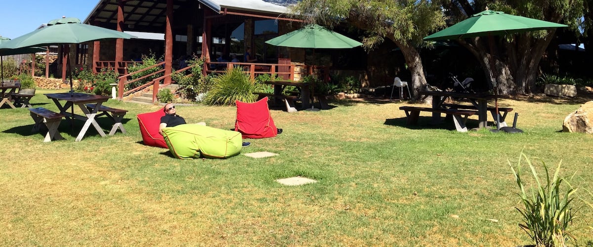 Cullen Wines in #MargaretRiver #Australia is a fabulous spot for a lazy lunch. Organic produce, welcoming garden and amazing wine :)