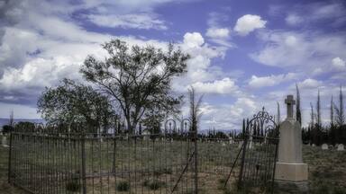 Fairview is an old cemetery that is an interesting spot to stop in Tularosa, NM