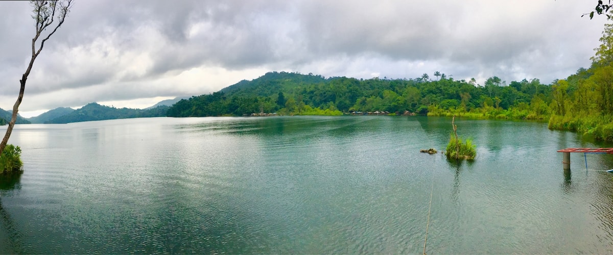 “the beauty of nature is the nature of beauty” #lake #lakedanao #green #trees #mountains