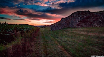 The sun has set over this wall for many centuries. I like to think this one is one of the prettiest