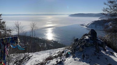 When the water meets the ice, Angara River & Lake Baikal.