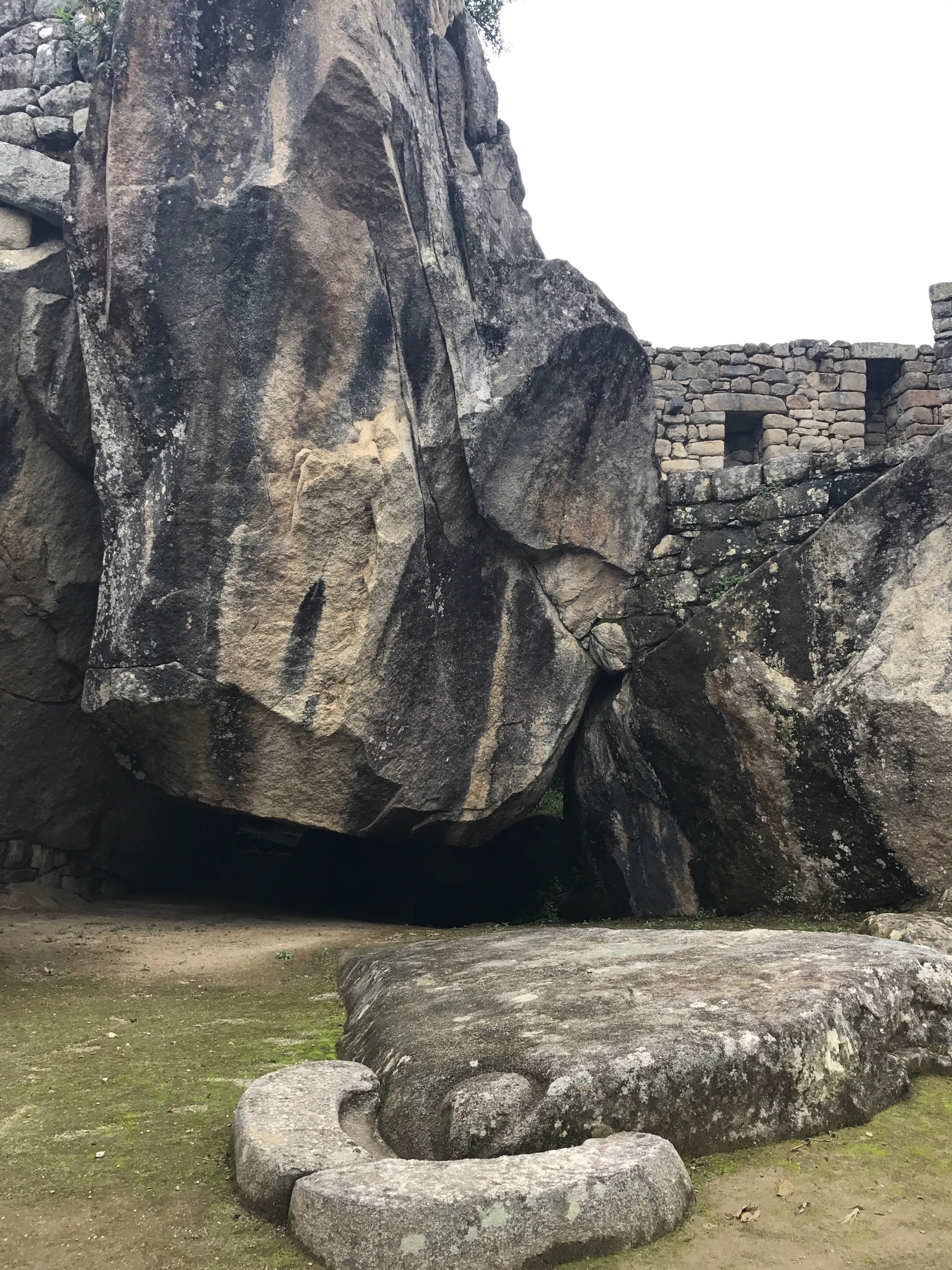 The temple of the condor Machu Pichu #instone