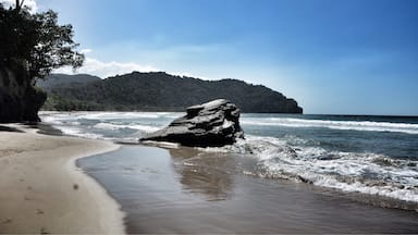 Las Cuevas Beach before the crowd arrives. A great spot for surfing, as well as just soaking up some sun. 