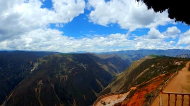 A breathtaking view up above the city of Chachapoyas. Once you're ready, it's a nice hour and a half hike back down to town along a dirt road.