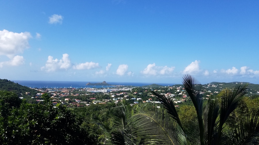 View from stony hill St. Lucia