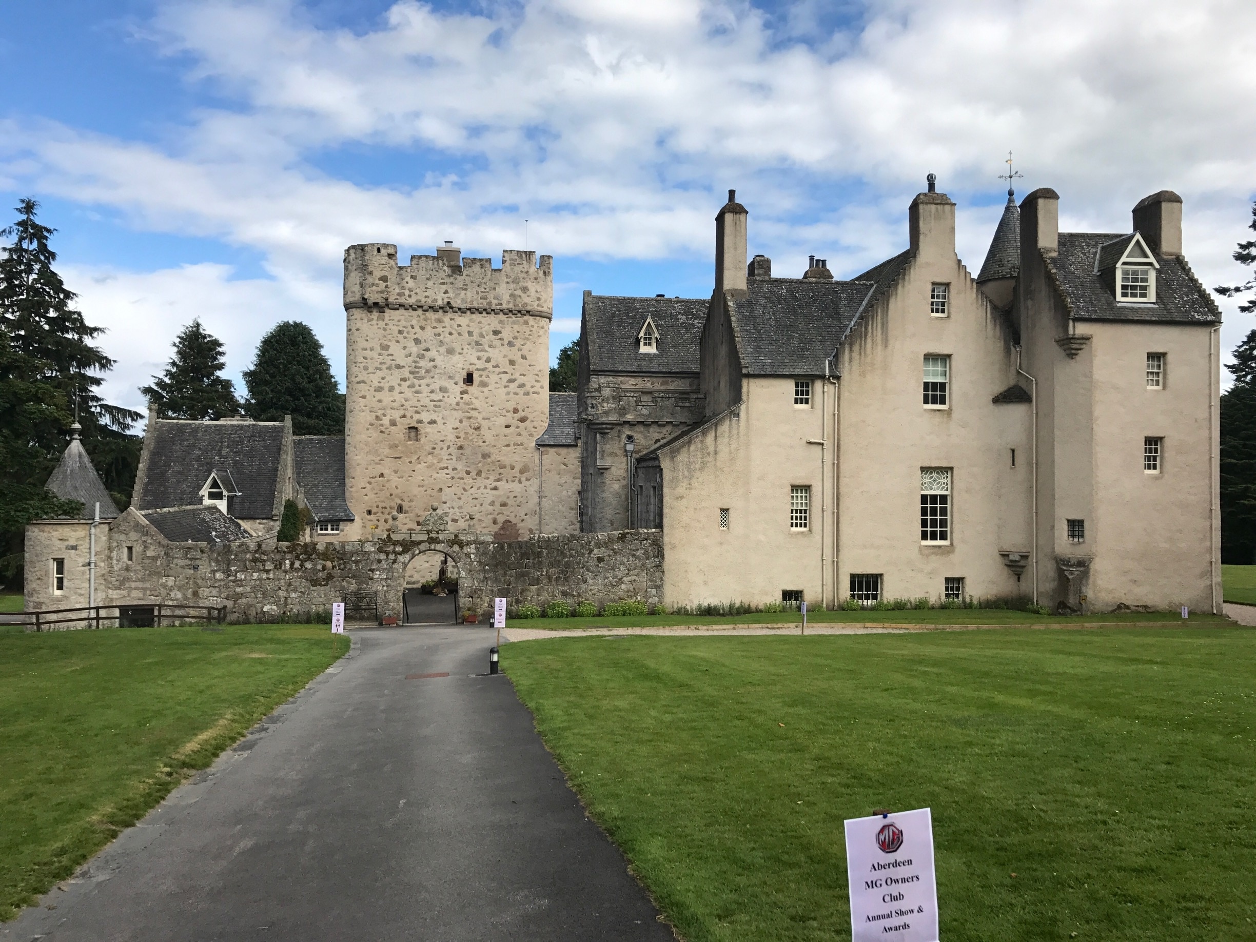 Drum Castle - ancestral seat of the Irvine Clan.