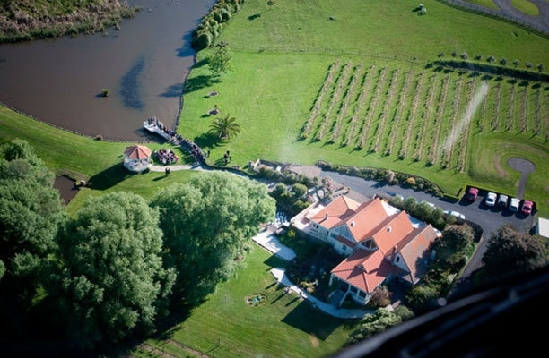 A Beautiful venue situated in the heart of Kumeu.

Sprawling grounds which made for an amazing view among the vines and lake

https://www.gracehill.co.nz