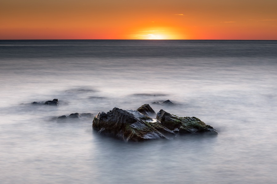 Sunset view. Durso, Novorossiysk.