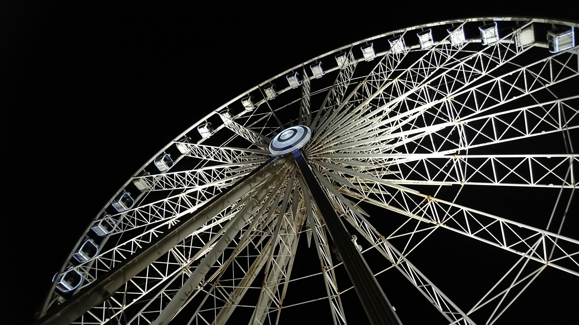 The big wheel in the square outside echo arena