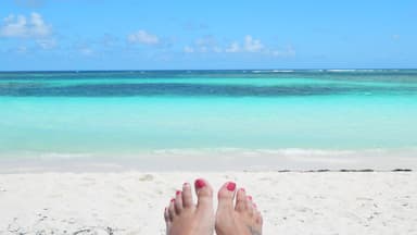 Pristine beaches all over the island. Didn't see another soul for three hours. Total seclusion. 